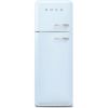 Smeg FAB30LPB6UK 60cm 50’s Style Fridge Freezer Left Hand Hinged In Pastel Blue