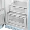 Smeg FAB30LPB6UK 60cm 50’s Style Fridge Freezer Left Hand Hinged In Pastel Blue