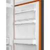 Smeg FAB30ROR6UK 60cm 50’s Style Fridge Freezer Right Hand Hinged In Orange