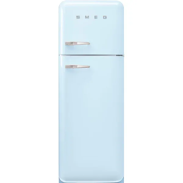 Smeg FAB30RPB6UK 60cm 50’s Style Fridge Freezer Right Hand Hinged In Pastel Blue