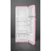 Smeg FAB30RPK6UK 60cm 50’s Style Fridge Freezer Right Hand Hinged In Pastel Pink