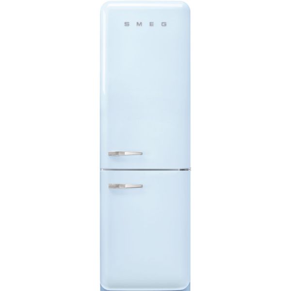 Smeg FAB32RPB6UK 60cm 50’s Style Fridge Freezer Right Hand Hinged In Pastel Blue