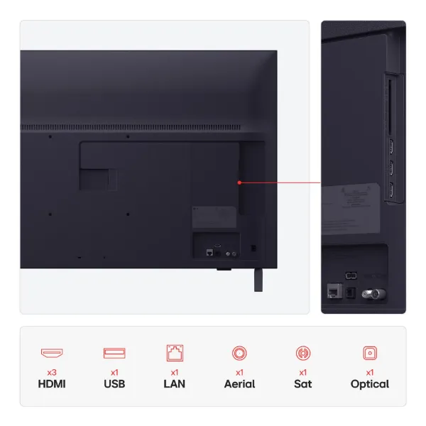 LG 43UA74006LB.AEK 43" 4K Ultra HD Smart TV