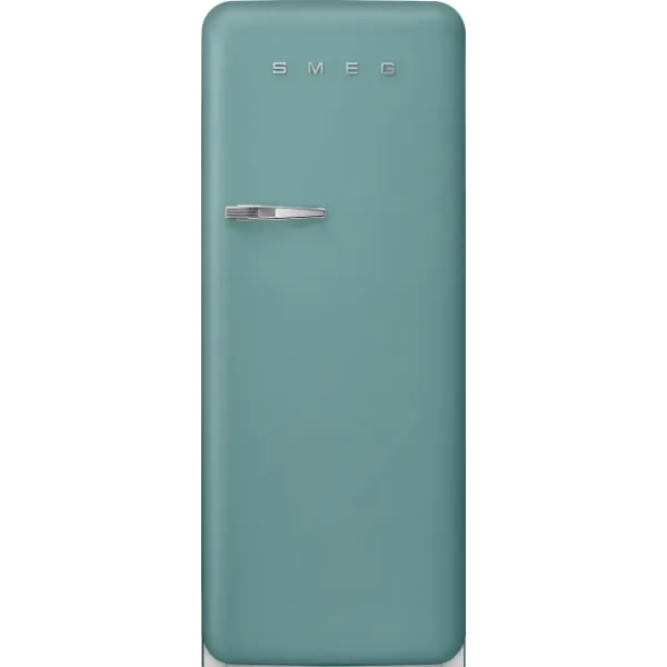Smeg FAB28RDEG6 60cm 50s Style Retro Fridge with Icebox Right Hand Hinge in Emerald Green 