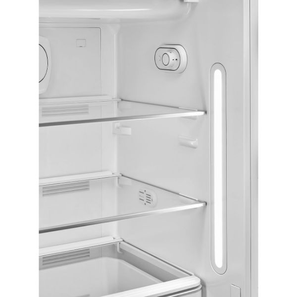 Smeg FAB28RDRU6 60cm 50s Style Fridge with Icebox Right Hand Hinge In Rust