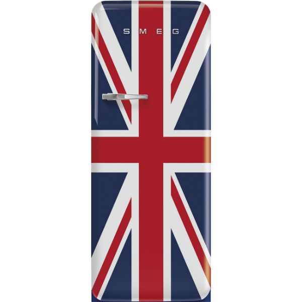Smeg FAB28RDUJ6 60cm 50s Style Fridge with Icebox Right Hand Hinge In Union Jack