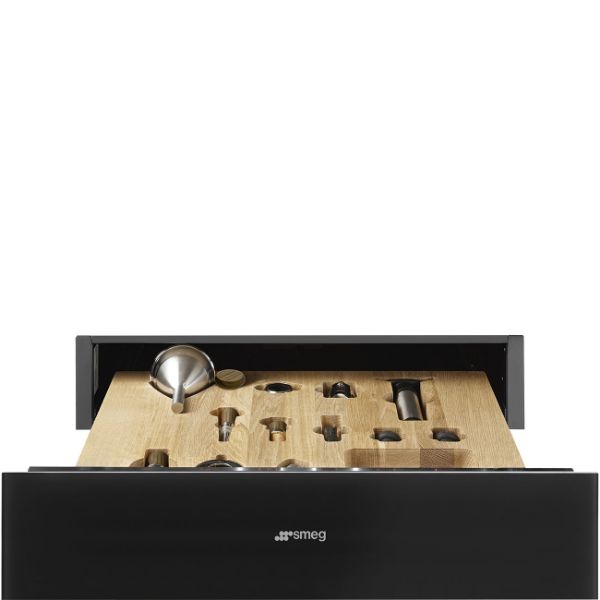 Smeg CPS115N Linea Sommelier Drawer in Black