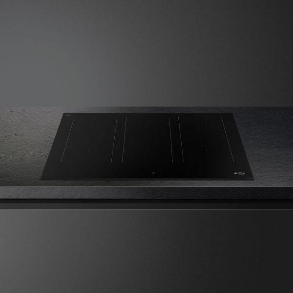 Smeg SIM3864N 80cm Classic Induction Hob in Matt Black