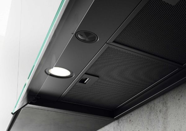 Elica BOXIN-LX-BL-90 Boxin Lux 90cm Integrated Hood in Black