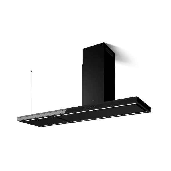 Elica ELEM-IS-BL-180 Element Island 180cm Island Cooker Hood in Black