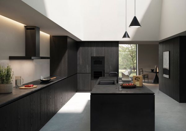 Elica ELEMENT-BLK-120 Element 120cm Wall Mounted Cooker Hood in Black