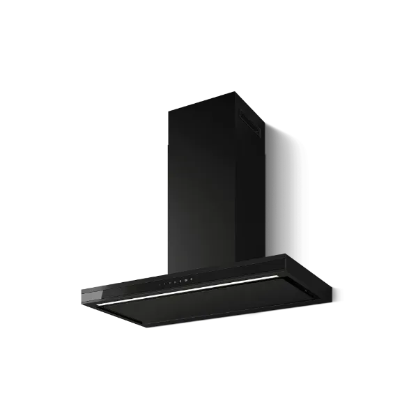 Elica ELEMENT-BLK-90 90cm Wall Mounted Cooker Hood in Black 