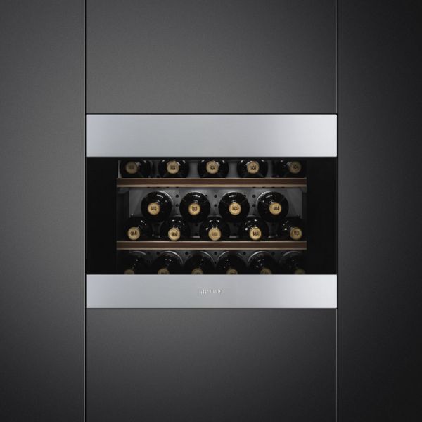 Smeg CVI320XE 45cm Classic Wine Cooler with Reversible Hinge in Stainless Steel