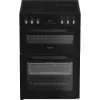 Hotpoint HDE6VDCASB1 60cm Electric Double Cooker with Air Fry in Black
