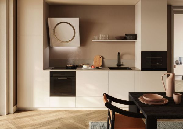 Elica OM-AIR-AT-WH Om Air 75cm Wall Mounted Cooker Hood in White