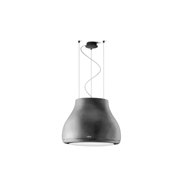 Elica SHINING-IRON 50cm Ceiling Mounted Pendant Cooker Hood - Cast Iron Effect