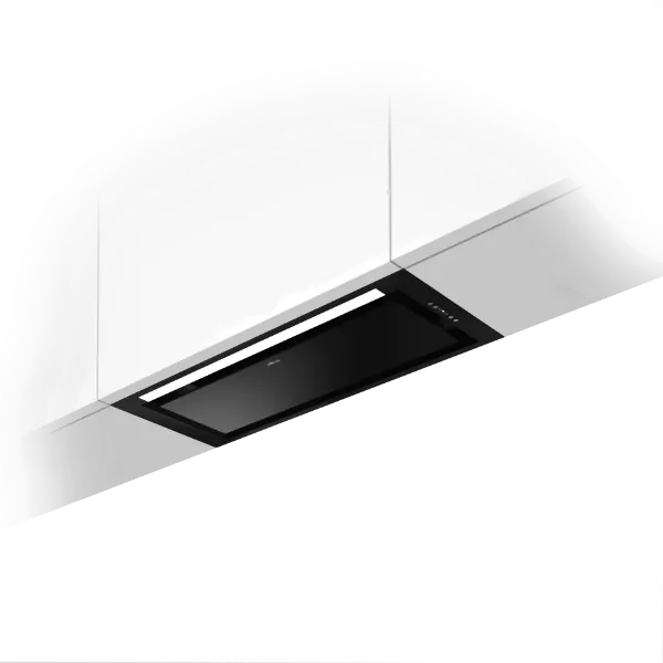 Elica SLEEK2.0-BLK-80 Sleek 2.0 80cm Integrated Cooker Hood in Black