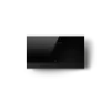 Elica SUPER-PLAT-AT-BLK Super Plat 80cm Wall Mounted Cooker Hood in Black