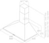 Elica TAMAYA-2.0-60 60cm Wall Mounted Cooker Hood in Stainless Steel