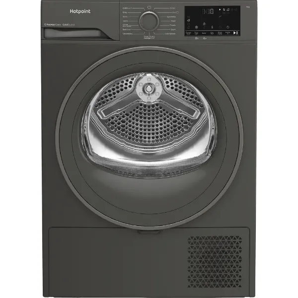 Hotpoint CHD93MGGUK 9kg Heat Pump Tumble Dryer with PetHairCare in Grey