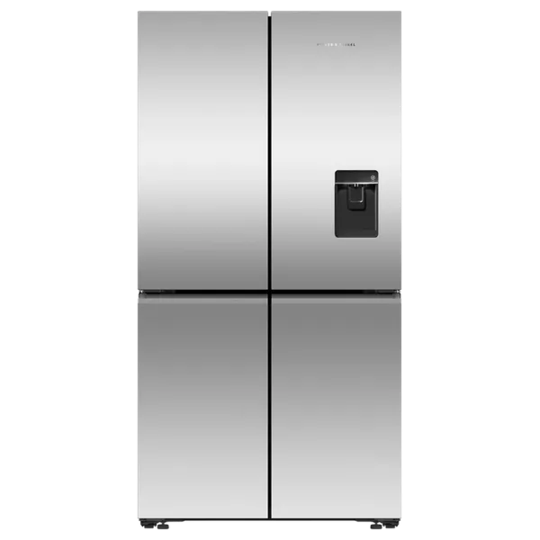 Fisher & Paykel RF605QNUVX1 90.5cm Quad Door Frost Free Fridge Freezer in Stainless Steel