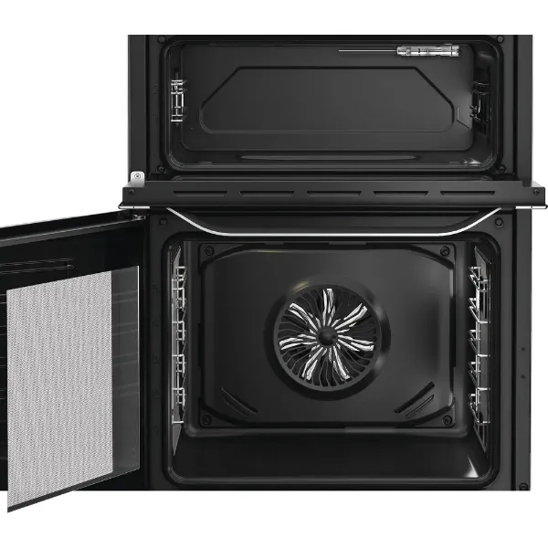 Hotpoint HDE6VDCASX 60cm Electric Double Cooker with Air Fry in Stainless Steel