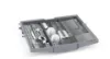 Neff S195HCX02G N50 Full Size Integrated Dishwasher with 14 Place Settings