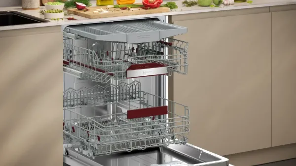 Neff S195HCX02G N50 Full Size Integrated Dishwasher with 14 Place Settings