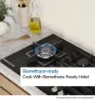 Bosch PCR9A5I90 Series 6 90 cm 5 Burner Gas Hob in Stainless Steel