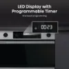 Hisense BUD714221CX 594cm Built Under Electric Double Oven - Black & Stainless Steel