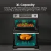 Hisense BUD714221CX 594cm Built Under Electric Double Oven - Black & Stainless Steel