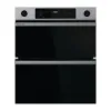Hisense BUD714221CX 594cm Built Under Electric Double Oven - Black & Stainless Steel