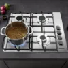 Hisense GM642XHS 60cm Gas Hob - Stainless Steel