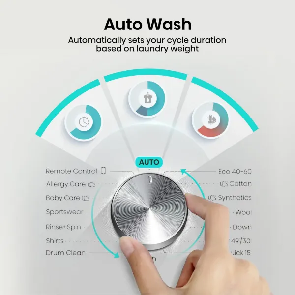 Hisense WF3S9043BW3 9kg 1400 Spin Washing Machine - White