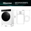 Hisense WF5I9043BWFS 9kg 1400 Spin  Washing Machine - White