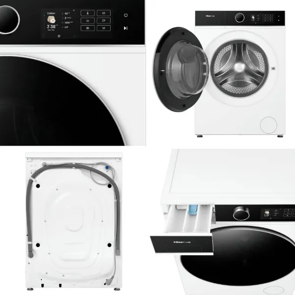 Hisense WF5I9043BWFS 9kg 1400 Spin  Washing Machine - White