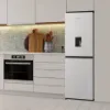 Fridgemaster MC55240DE 50/50 Non-Plumbed Freestanding Fridge Freezer – White