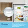 Fridgemaster MC55240DE 50/50 Non-Plumbed Freestanding Fridge Freezer – White