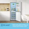 Fridgemaster MC55240DE 50/50 Non-Plumbed Freestanding Fridge Freezer – White