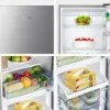 Fridgemaster MC55240ES 50/50 Freestanding Fridge Freezer – Silver