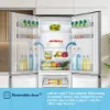Fridgemaster MC55240ES 50/50 Freestanding Fridge Freezer – Silver