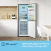 Fridgemaster MC55240ES 50/50 Freestanding Fridge Freezer – Silver