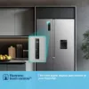 Fridgemaster MS91558DES 91.1cm 60/40 Total No Frost American Fridge Freezer - Silver