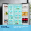 Fridgemaster MS91558DES 91.1cm 60/40 Total No Frost American Fridge Freezer - Silver
