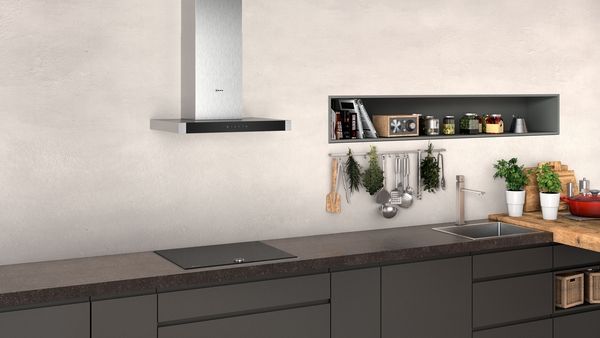 Neff D64BHM1N0B 60cm Wall-Mounted Cooker Hood in Stainless Steel