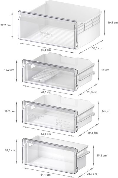Neff KI7961SE0 Built In Fridge Freezer 