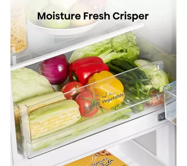 Hisense RB327N4BCE 50/50 Total No Frost Fridge Freezer - Stainless Steel