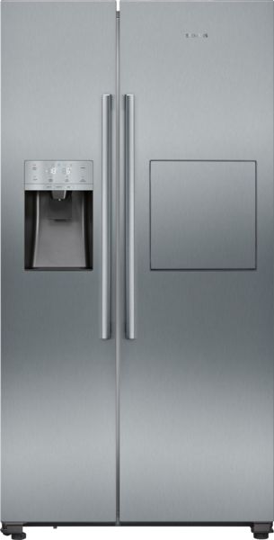 Siemens KA93GAIDP iQ500 American Style Side by Side Freestanding Fridge Freezer in Brushed Steel Anti-fingerprint