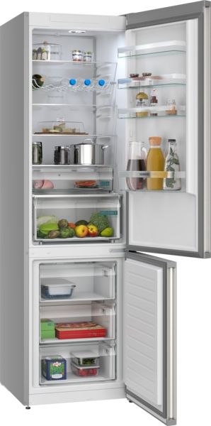 Siemens KG39NXIBF Freestanding Fridge-Freezer In Inox-easyclean