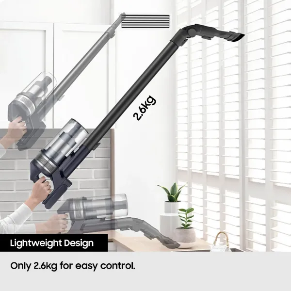 Samsung VS15A6031R4/EU  JetTM 60 Turbo Cordless Stick Vacuum Cleaner - 40 Minutes Run Time - Teal Violet